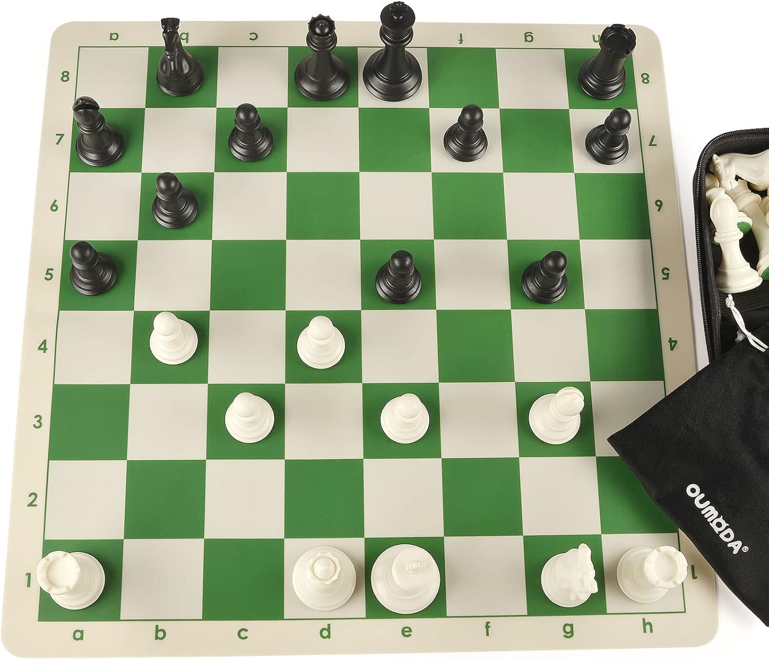 Tournament Chess Board Set – Professional Folding Chess Game for Kids and Adults Strategic Indoor Board Game Entertainment