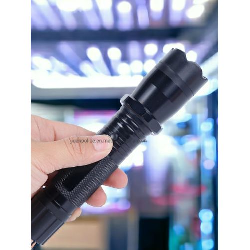 1101 High Power LED Tactical Flashlight Rechargeable Torch – Bright Zoomable Torch Light for Camping Emergency Outdoor Use