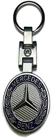 Mercedes Emblem Keyholder – Stylish Metal Car Logo Keychain Accessory for Car Keys, Bags & Everyday Carry Use