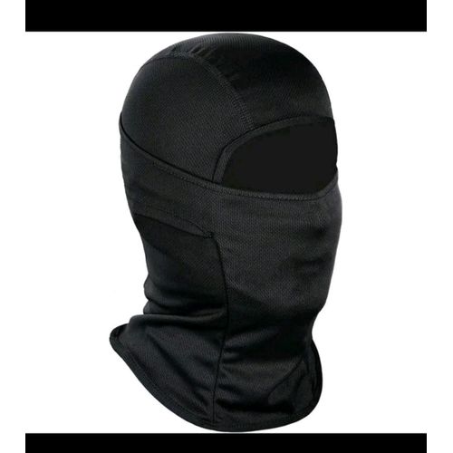 Balaclava and Tactical Cap Combo Set – Outdoor Face Mask & Military Style Cap for Protection-black