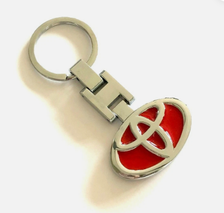 Toyota Emblem Keyholder – Stylish Metal Car Logo Keychain Accessory for Car Keys, House Keys & Everyday Carry