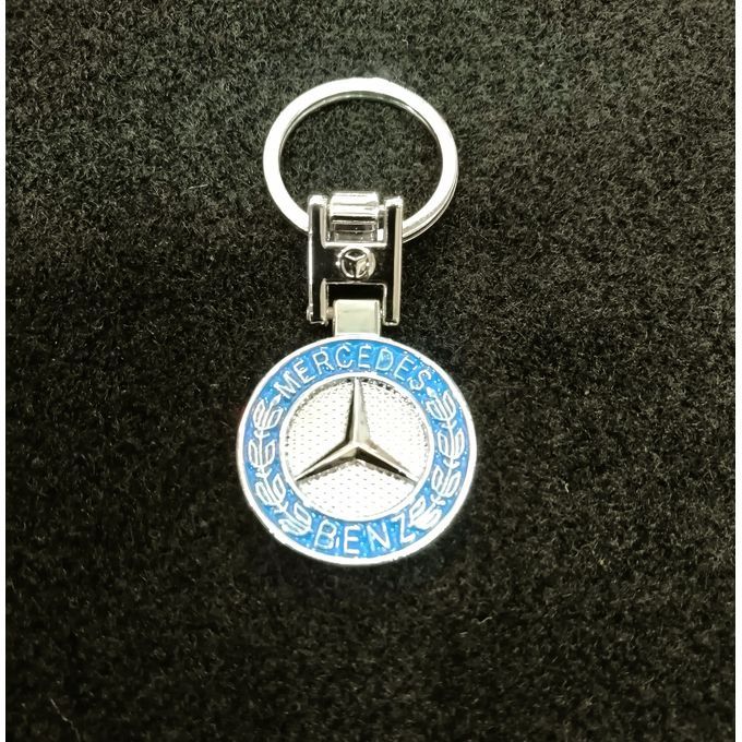Mercedes Emblem Keyholder – Stylish Metal Car Logo Keychain Accessory for Car Keys, Bags & Everyday Carry Use