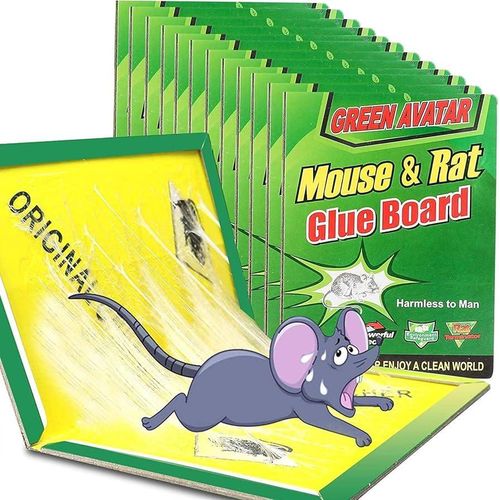 Pack of 5 Rat Trap Glue Book – Strong Adhesive Rodent & Insect Catcher Boards for Home & Kitchen Pest Control