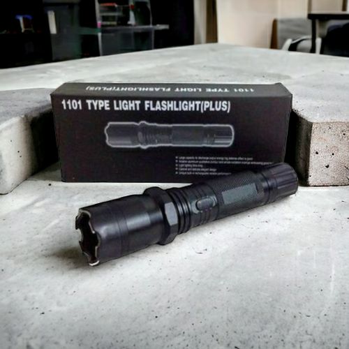 1101 High Power LED Tactical Flashlight Rechargeable Torch – Bright Zoomable Torch Light for Camping Emergency Outdoor Use