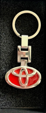 Toyota Emblem Keyholder – Stylish Metal Car Logo Keychain Accessory for Car Keys, House Keys & Everyday Carry