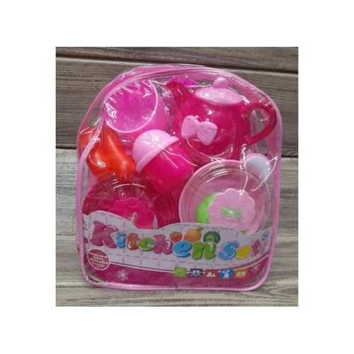 Kitchen Set Toy For Girls Pretend Play Cooking Set With Accessories Educational Role Play Toy For Kids Fun Learning Kitchen Play Set