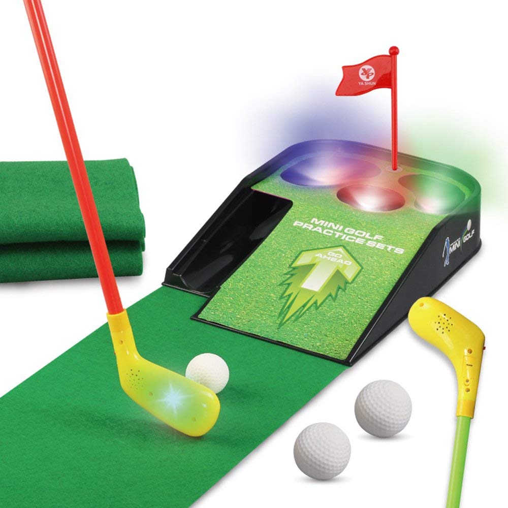Kids Mini Golf Set with Clubs – Indoor & Outdoor Golf Toy Set for Children, Fun Sports Game for Training Coordination & Family Play