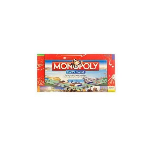 Monopoly Global Village Board Game – Classic Property Trading Family Game Set for Kids and Adults Indoor Strategy Entertainment