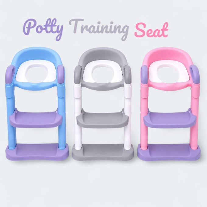 Kids Training Potty Seat Toddler Toilet Trainer with Non Slip Base Splash Guard for Boys & Girls
