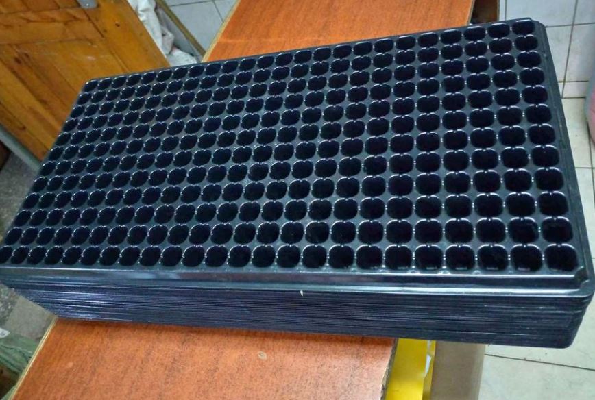 200 holes seedling planting trays  reusable nursery seedling trays- 200 holes