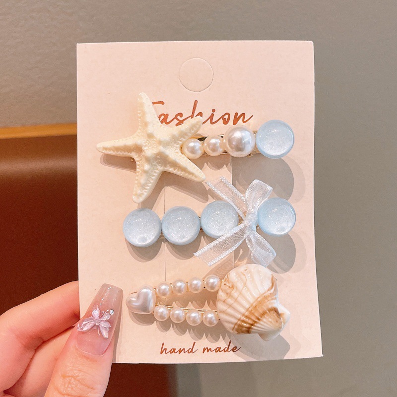 3PCS Mermaid Tail Hair Clips for Girls – Toddler Hair Clip Set, Princess Bangs Clip, Baby Side Clip for Fine Hair, Non-Slip Kids Hair Accessories with Cute Design