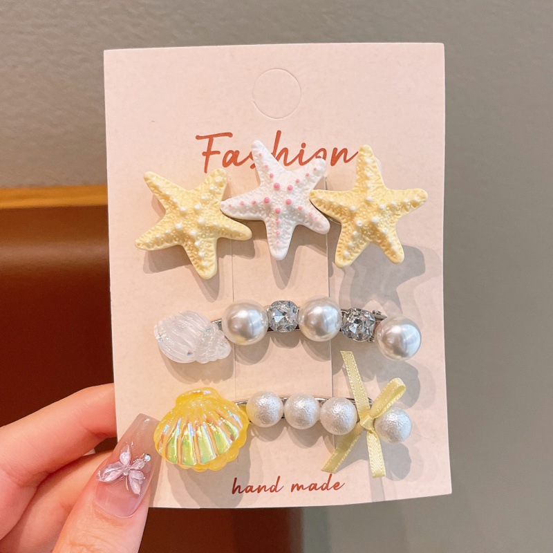 Mermaid Tail Hair Clips for Girls – Toddler Hair Clip Set, Princess Bangs Clip, Baby Side Clip for Fine Hair, Non-Slip Kids Hair Accessories with Cute Design