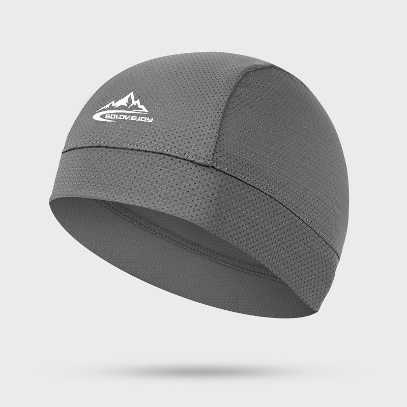 Men's Ice Silk Cycling Cap Skull Cap, Quick Dry Breathable Sun Hat, UPF 50+ UV Blocking Outdoor Sports Cap for Running Camping Travel
