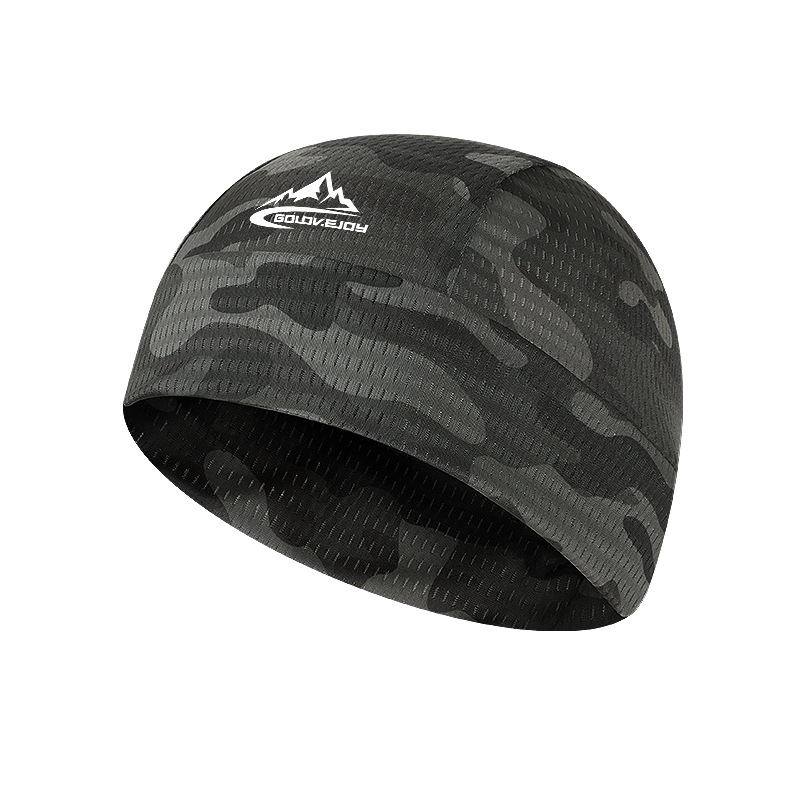 Men's Ice Silk Cycling Cap Skull Cap, Quick Dry Breathable Sun Hat, UPF 50+ UV Blocking Outdoor Sports Cap for Running Camping Travel
