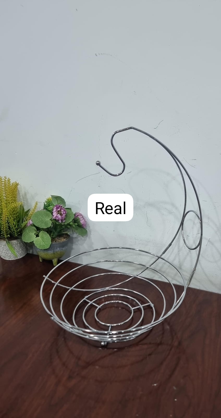Original Stainless steel Banana hook ark fruit rack Fruit Basket Fruit Organizer
