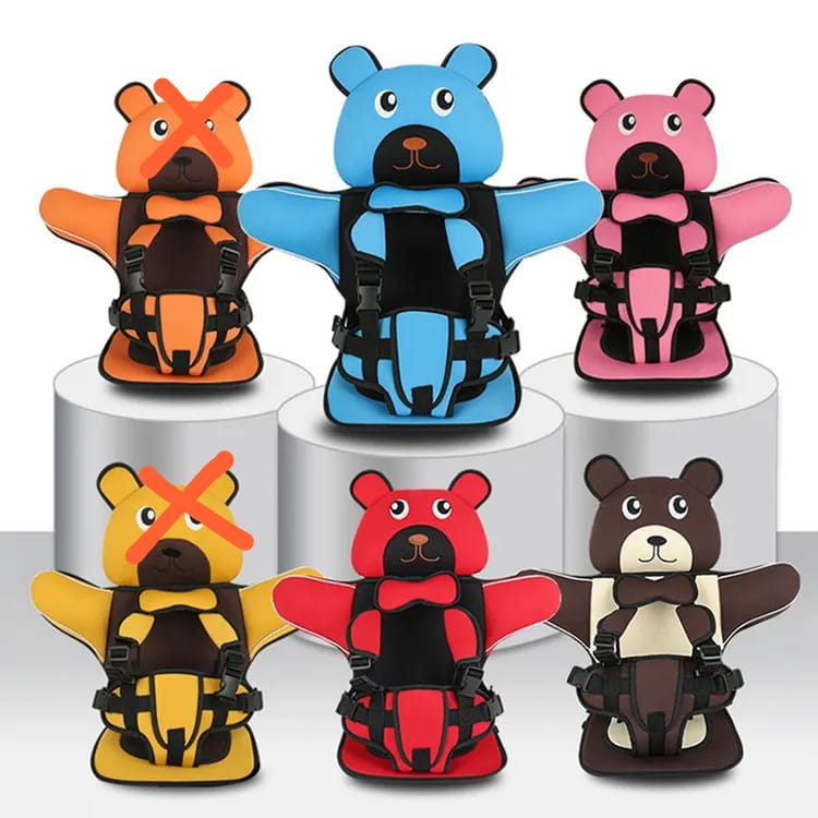 High quality safe car travel portable BABY seat cushion safety set