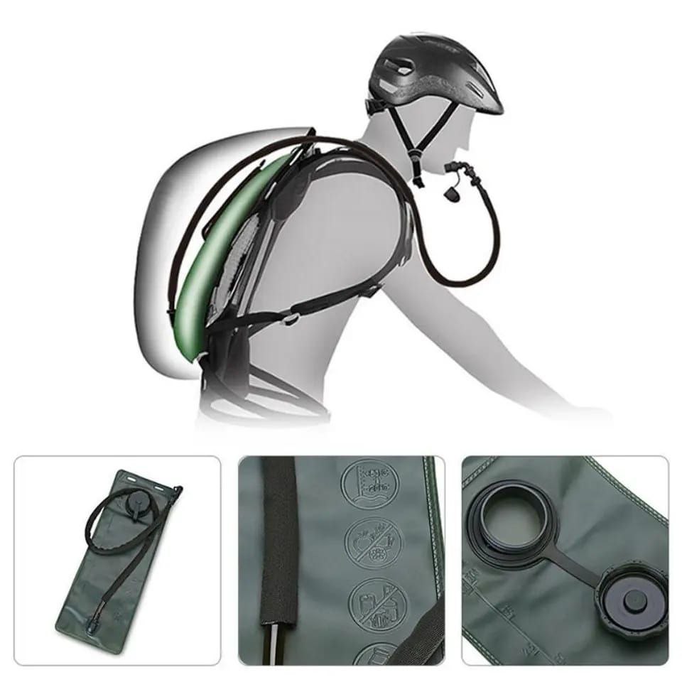 WATER BACKPACK. Water Bladder Hydration Backpack 3Liters Large Capacity Water Bags, Extended drinking tube with bite valve allows for quick, easy sipping without removing the backpack,military design