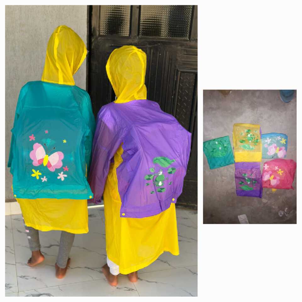 Durable Light Weight Eva Rain Coat, Better than an umbrella, Futuristic design, Light weight.