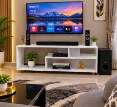 Mexico Modern Wooden TV Stand For Up To 55" TV Bring some style to your home with our modern TV stands.We use high quality particleboard, PVC edge banding protection, and environmentally safe material