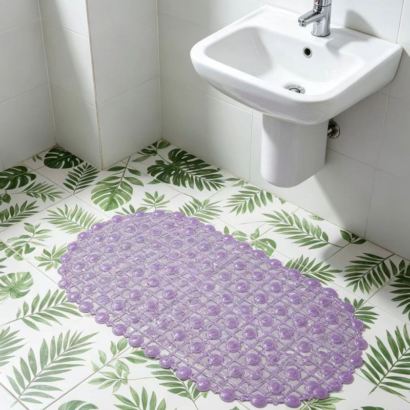 Toilet Room Shower Bathtub Shower Room Mat Bathroom Foot Mat With Suction Cups Pvc Bathroom Mat Carpet
