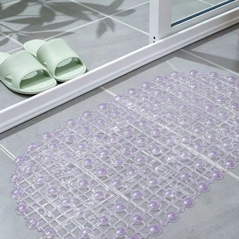 Toilet Room Shower Bathtub Shower Room Mat Bathroom Foot Mat With Suction Cups Pvc Bathroom Mat Carpet