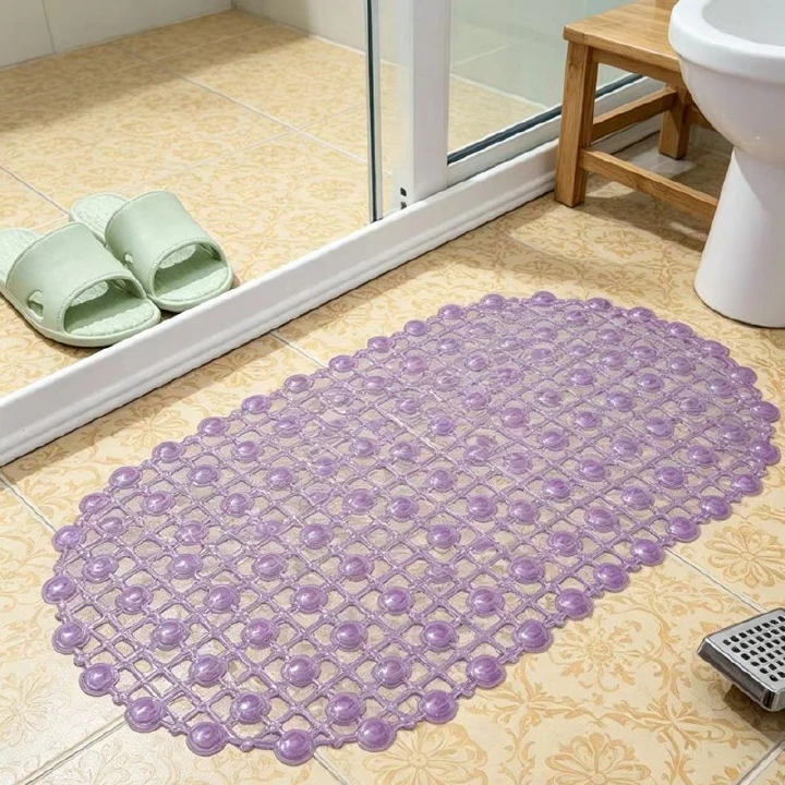 Toilet Room Shower Bathtub Shower Room Mat Bathroom Foot Mat With Suction Cups Pvc Bathroom Mat Carpet