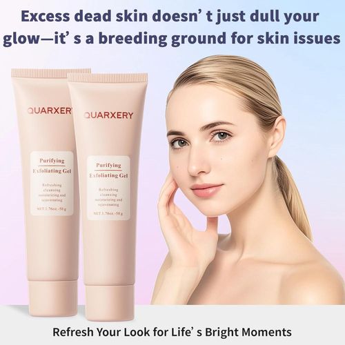 QUARXERY Purifying Exfoliating Gel - Gentle Face & Body Cleanser