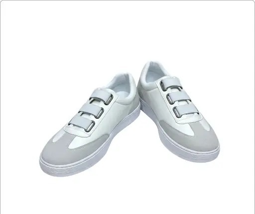 🔥 (OFFER) 🔥 Timberland White Velcro Sneakers for Men & Women – Casual Lightweight Fashion Shoes | Comfortable Everyday Walking Trainers | Non-Slip Soft Sole Streetwear Sneakers | Premium White Hook