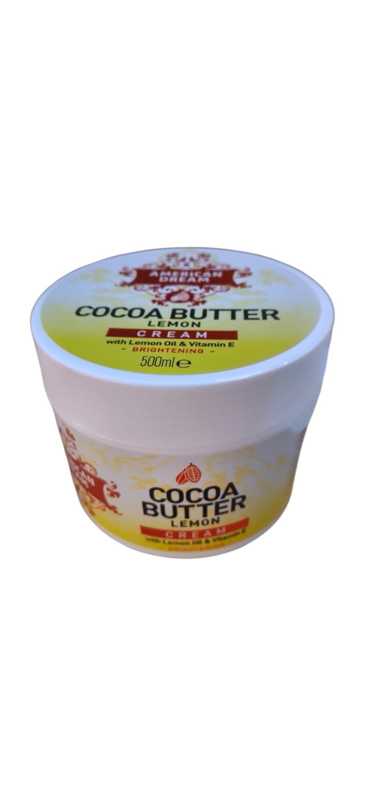 American dream cocoa butter glow body cream 500ml