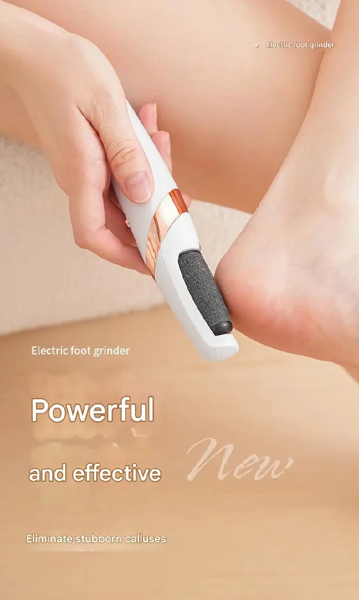 Electric Foot Grinder Foot Care Pedicure Device Callus Remove Artifact for Removing Dead Skin Machine and Calluses Foot Trimmer USB Rechargeable Foot Massager                                         .