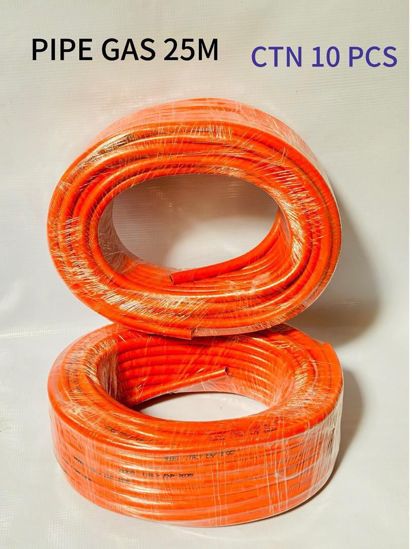 ‼️‼️25m High-Pressure Flexible Gas Pipe– Durable PVC Hose✨✨safe and efficient gas flow in home, commercial, and industrial use. Made from high-quality PVC material, it is flexible, durable, and resist