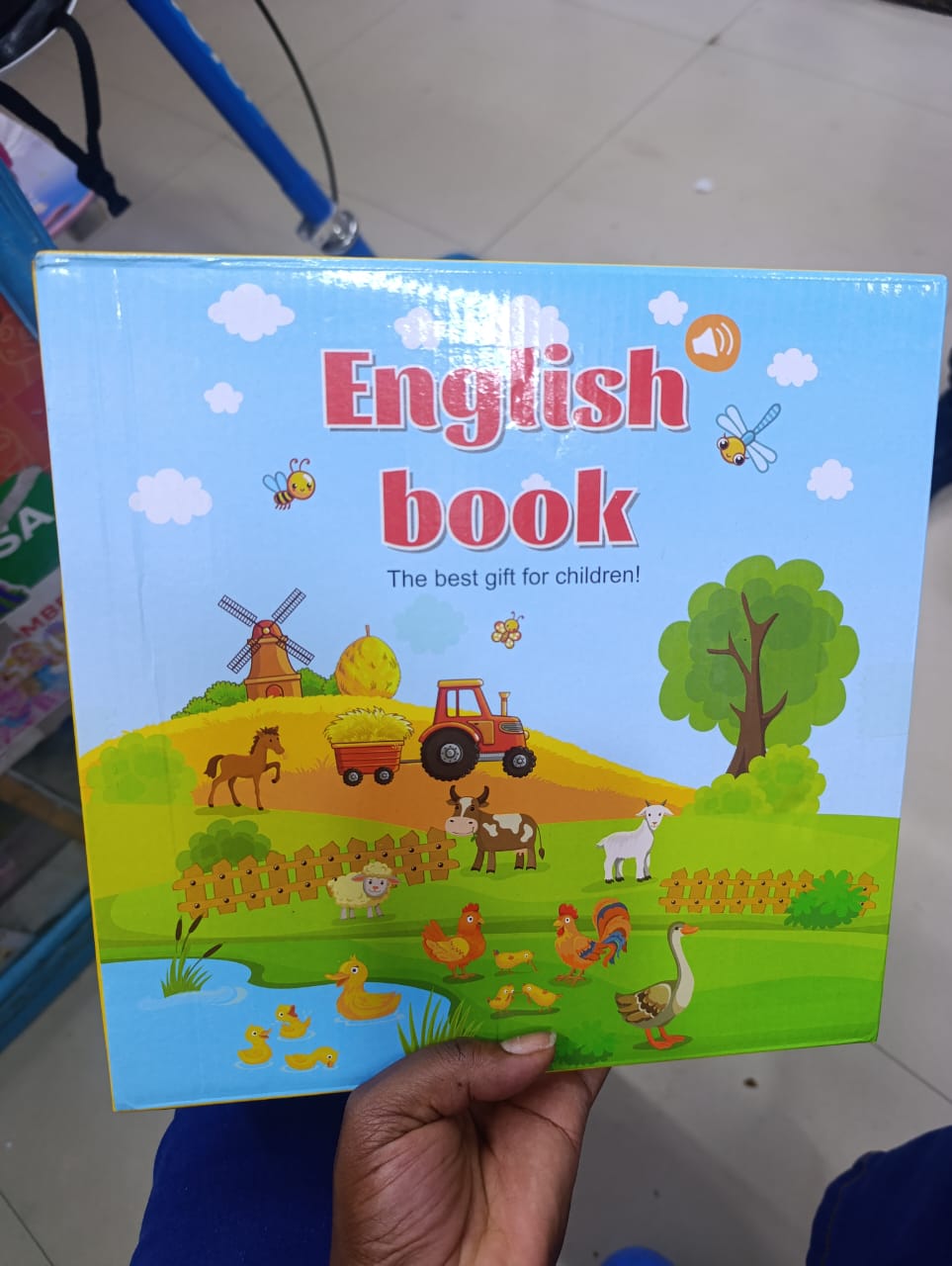 🎓🎓English Learning Sound Book for Babies and Toddlers / Electronic Educational Games Sensory Learning Toys for Reading Speech Kids Boy Girl🎓Every Image in that book has a touchpad that enables the