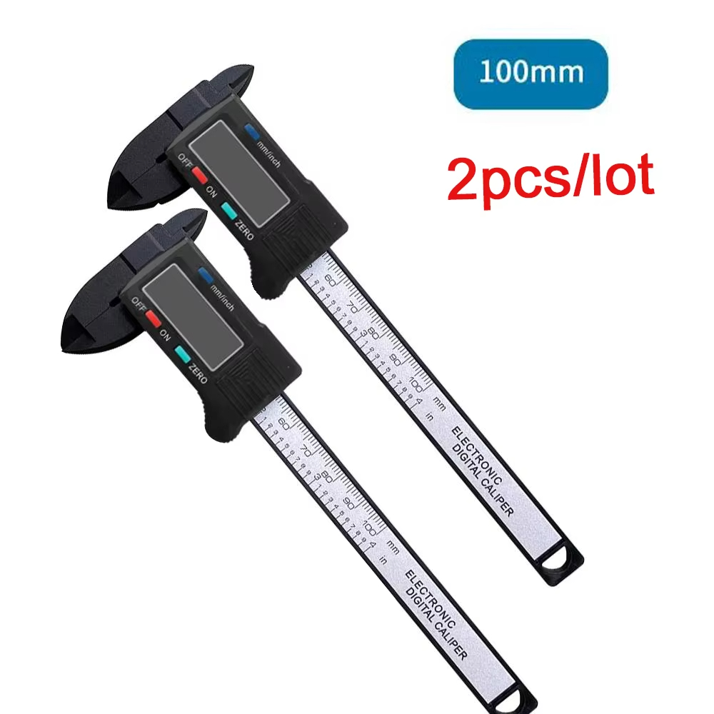 Electronic Digital Caliper Carbon Fiber 150mm 100mm Dial Vernier Caliper Gauge Micrometer Measuring Tool Digital Ruler