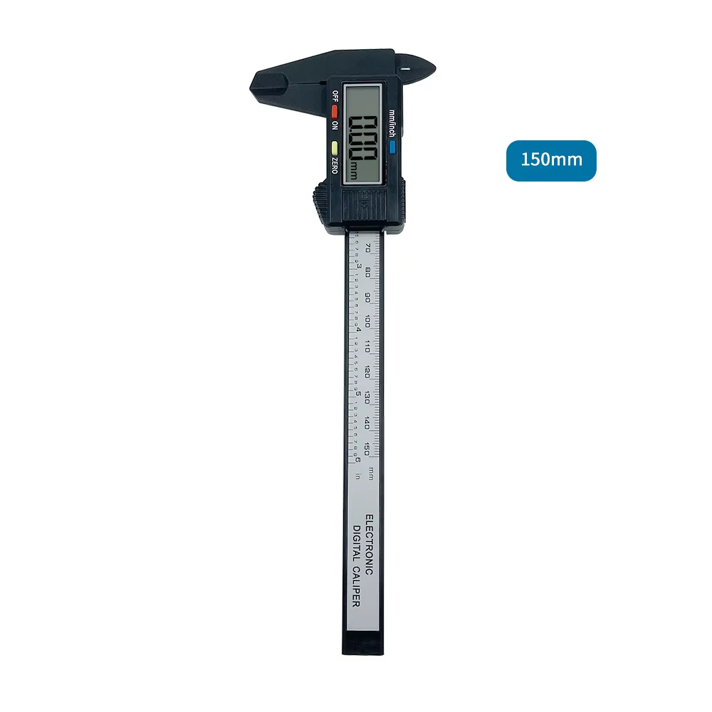 Electronic Digital Caliper Carbon Fiber 150mm 100mm Dial Vernier Caliper Gauge Micrometer Measuring Tool Digital Ruler