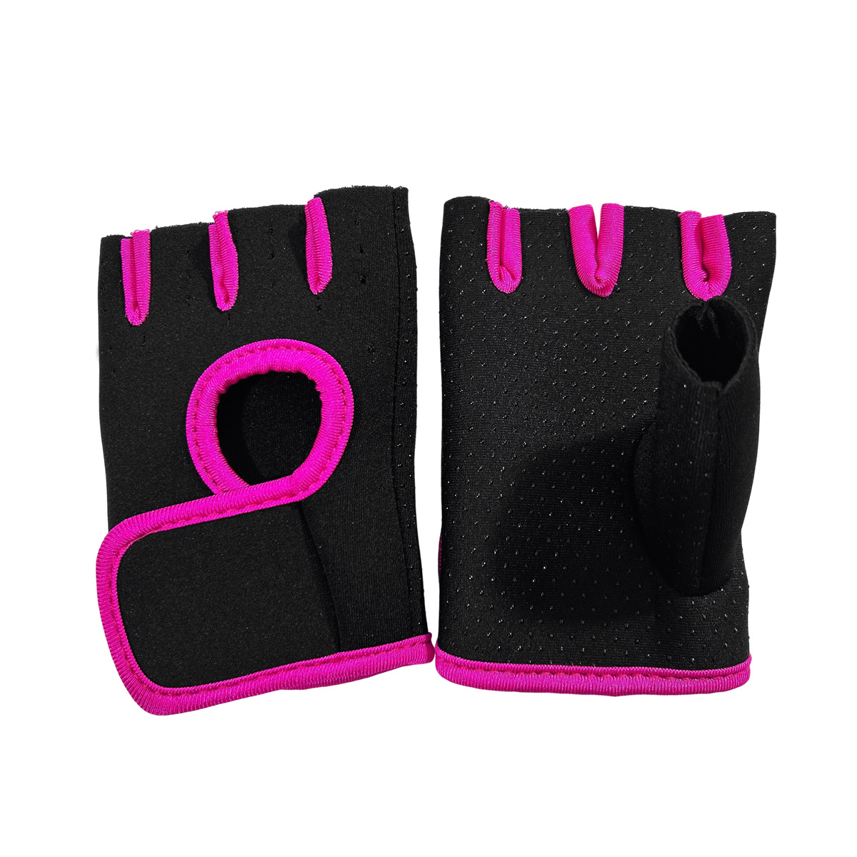 Unisex Half Finger Sports Gloves Anti‑Slip Shock‑Absorbing Breathable Gym Fitness Gloves for Cycling Biking Weight Lifting Climbing Boating Fishing Workout