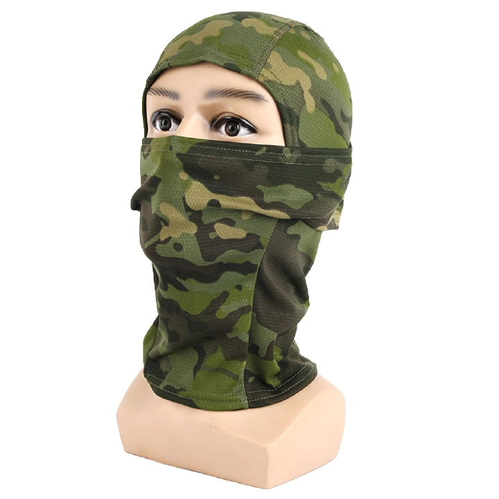 Tactical Camouflage Balaclava Full Face Mask Windproof Breathable Hood for Airsoft Wargame CS Hunting Cycling Motorcycle Outdoor Sports