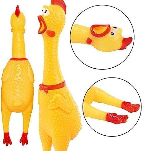 Screaming Chicken: The Perfect Combination of Fun, Durability & Safety for Your Four-Legged Pal, A Must-Have Interactive Dog Toy, Unlock The Ultimate Fun for Your Furry Friend.