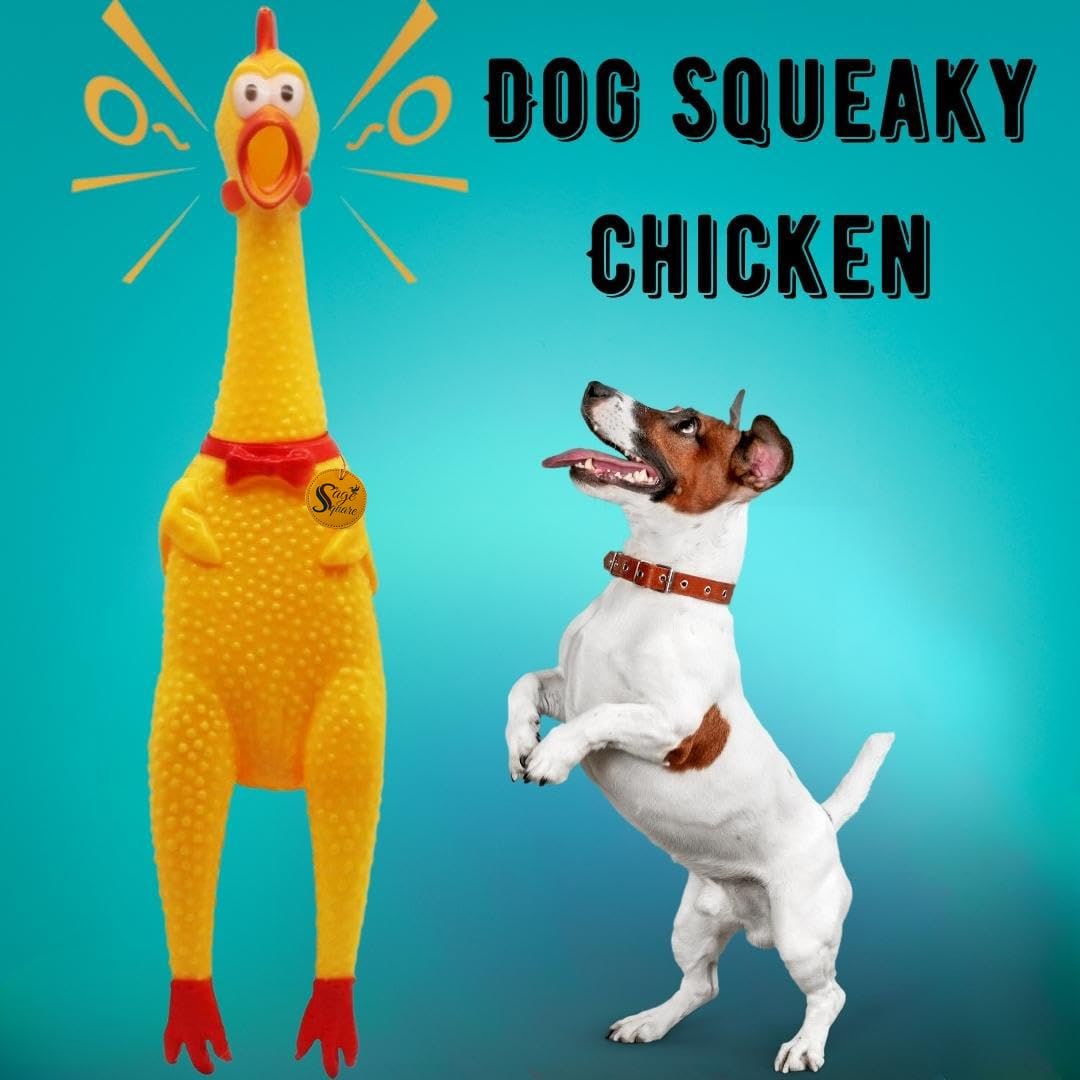Screaming Chicken: The Perfect Combination of Fun, Durability & Safety for Your Four-Legged Pal, A Must-Have Interactive Dog Toy, Unlock The Ultimate Fun for Your Furry Friend.