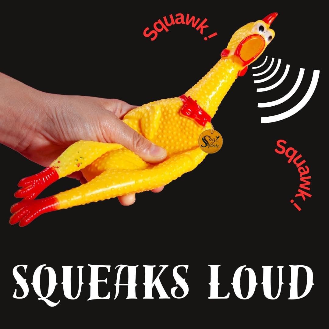 Screaming Chicken: The Perfect Combination of Fun, Durability & Safety for Your Four-Legged Pal, A Must-Have Interactive Dog Toy, Unlock The Ultimate Fun for Your Furry Friend.