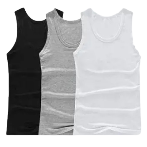 OFFER!!! 3 pcs Quality Men Vest - Egyptian cotton extra comfort Very strong for longevity and enhanced durability. 100% cotton