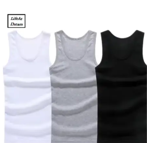 OFFER!!! 3 pcs Quality Men Vest - Egyptian cotton extra comfort Very strong for longevity and enhanced durability. 100% cotton