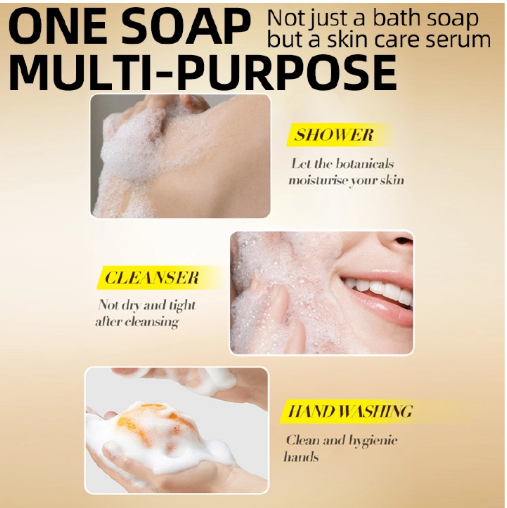 DR.DESS Turmeric Soap Anti Acne Skin Repair Deep Cleaning Skin Cleanser Soap Reducing Inflammation For Body and Face