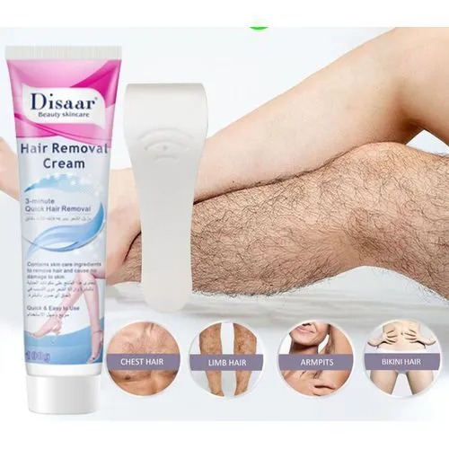Disaar 3-Minute Rapid Hair Removal Cream, 100ml.
Disaar 3 Mins Quick Hair Removal Cream -100ml.
