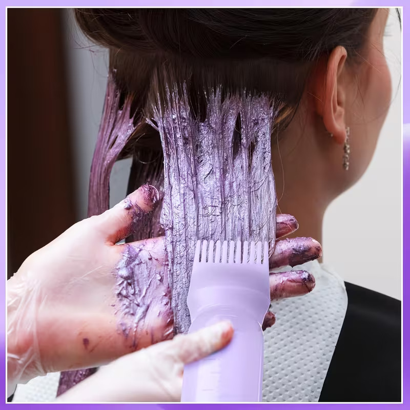 60ML Salon Empty Hair Dye Bottle With Applicator Brush Dispensing Hair Coloring Dyeing Bottles Hairdressing Styling Tool