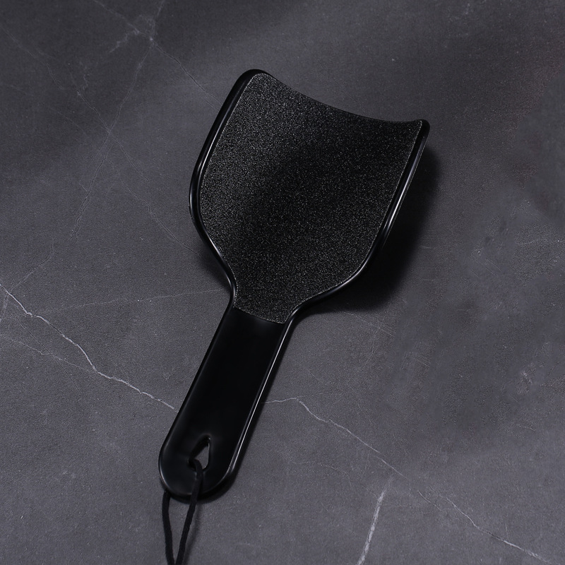 Large-sized U-shaped sandpaper foot exfoliating tool - Dead skin and callus remover for feet, foot stone grinding device, foot board for household use, for trimming and smoothing the heel of the foot.
