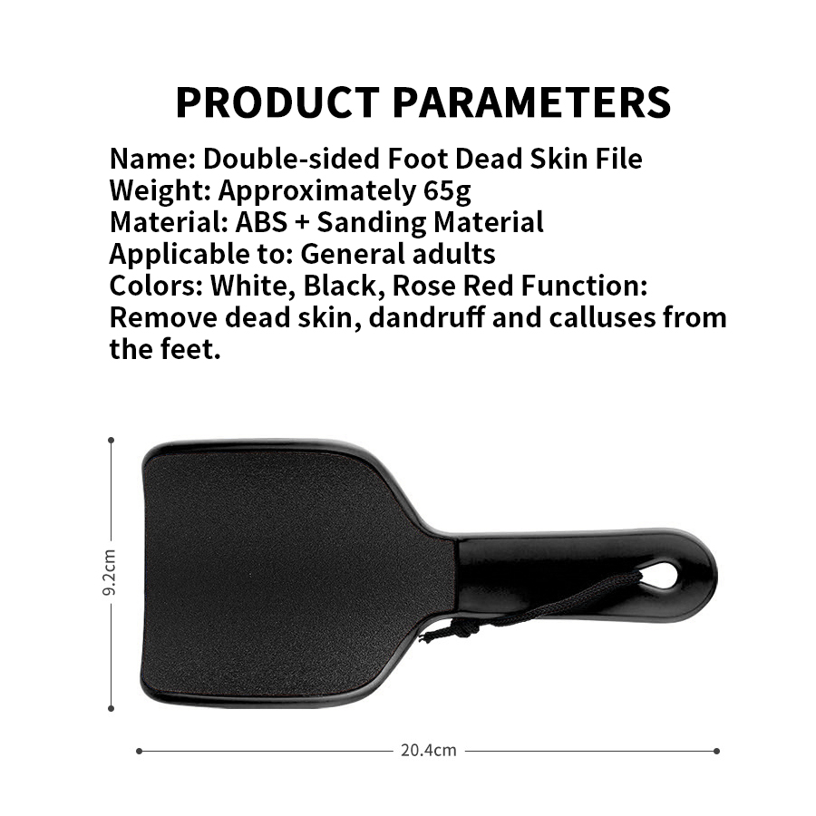 Large-sized U-shaped sandpaper foot exfoliating tool - Dead skin and callus remover for feet, foot stone grinding device, foot board for household use, for trimming and smoothing the heel of the foot.