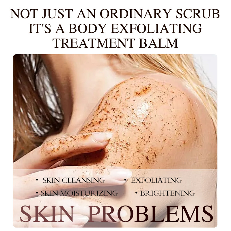 KORMESIC Coffee Body Scrub - Deep Cleansing Treatment for the Body Soften the dead skin cells and enhance skin elasticity