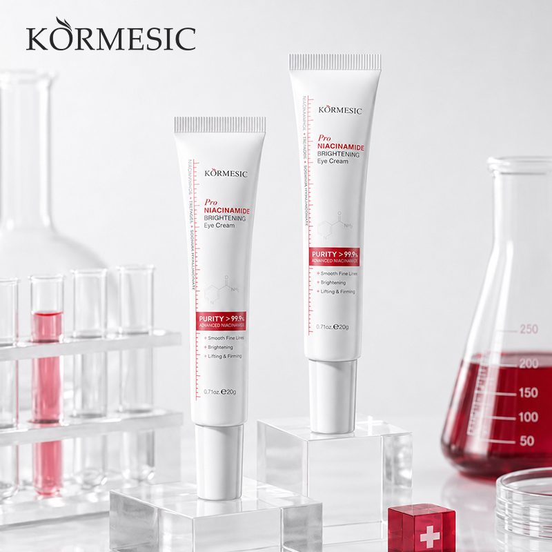 KORMESIC PRO Brightening Eye Cream with 99.9% Pure Niacinamide, Retinol, and Adenosine – Intense Hydration, Fine Line Repair, Firming & Elasticity Boost.