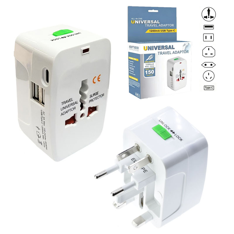 Travel adapter socket multi plug Ac portable socket plug universal adapter ac 220-250V