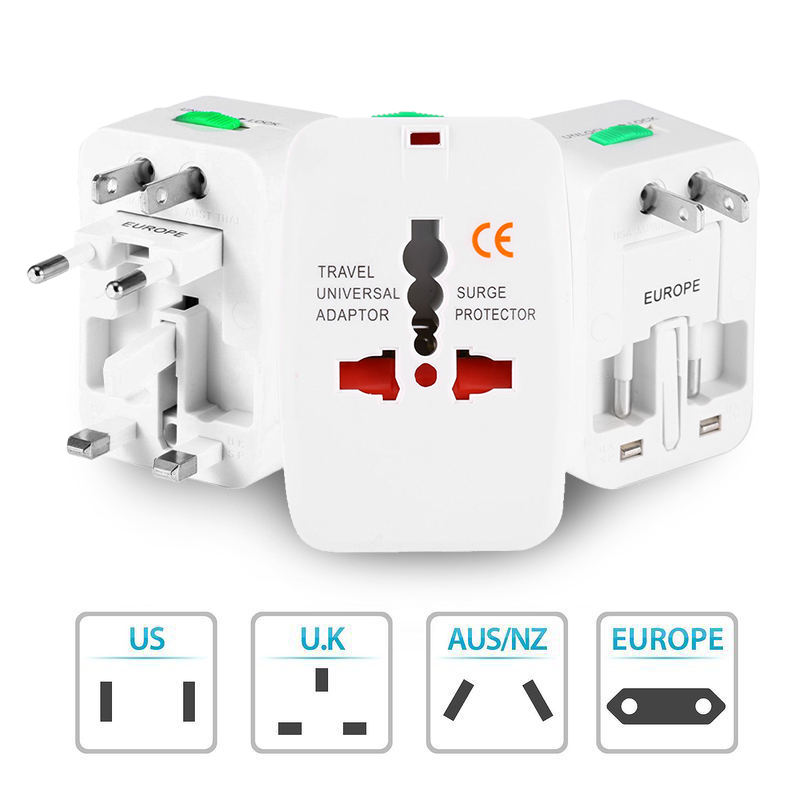Travel adapter socket multi plug Ac portable socket plug universal adapter ac 220-250V
